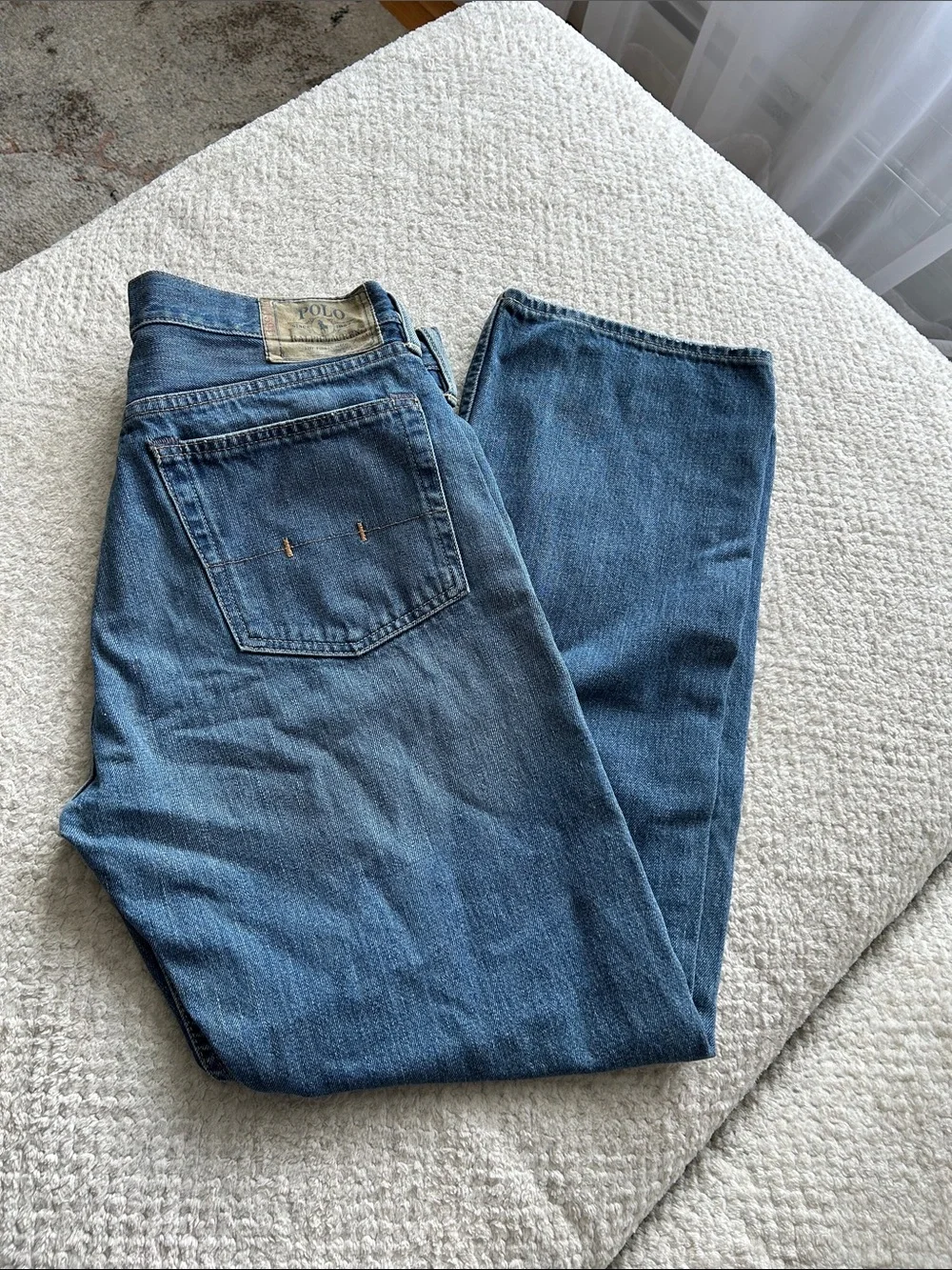Polo by Ralph Lauren Men's Straight Leg Blue Denim Jeans